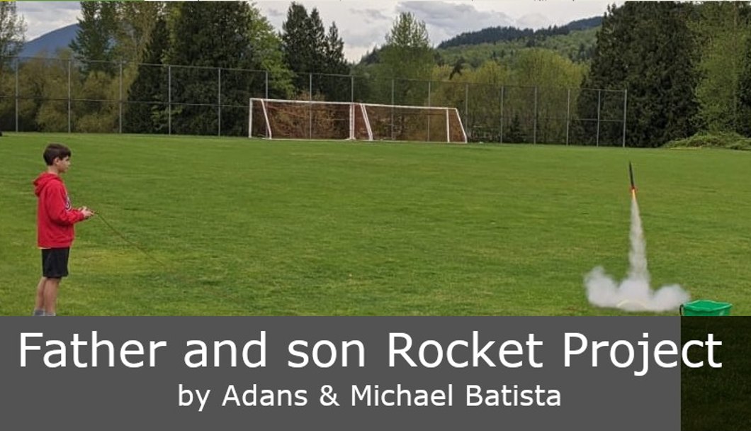 Father and son Rocket Project